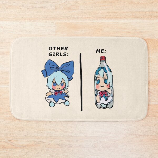 Item preview, I draw bottled cirno fumo plush but it's me and other girls meme / touhou designed and sold by RansRoom.