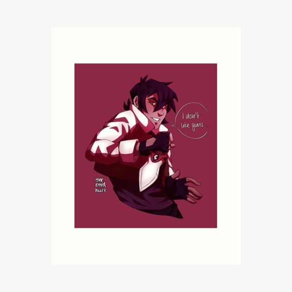 Keith "I don't like guns..." Art Print