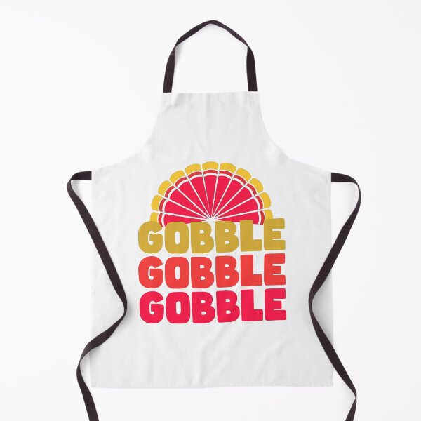 Item preview, Gobble Gobble Gobble Funny Cute Thanksgiving turkey design designed and sold by GraphicDream.