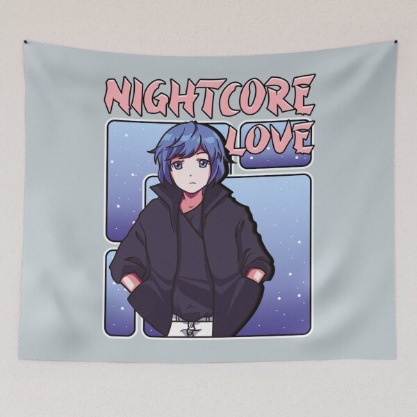 Item preview, Nightcore Love Japanese Music Anime Aesthetic EDM designed and sold by JacinLeffler.