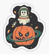 Pumpkin Planet Sticker