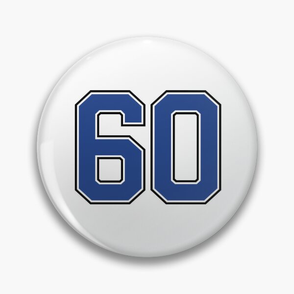 Item preview, Number 60 lucky sports jersey sixty designed and sold by HeavyStyle.