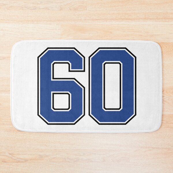 Item preview, Number 60 lucky sports jersey sixty designed and sold by HeavyStyle.