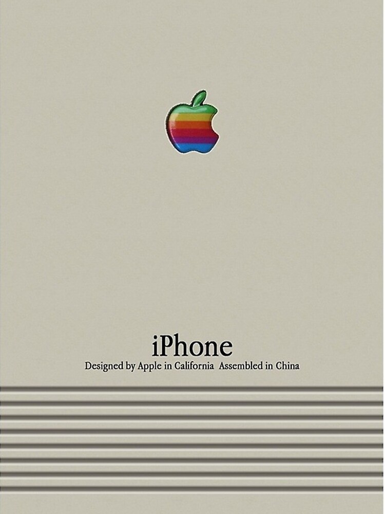 未開封 Designed by Apple in California (小) Macintosh iPhone Case