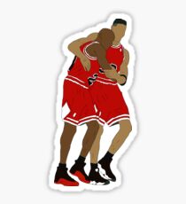 Michael Jordan And Scottie Pippen Sticker