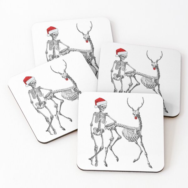 Item preview, Skeleton Santa & Rudolph Christmas designed and sold by MegzVTonder.