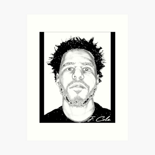 J Cole Drawing by Robert Grillo  Pixels