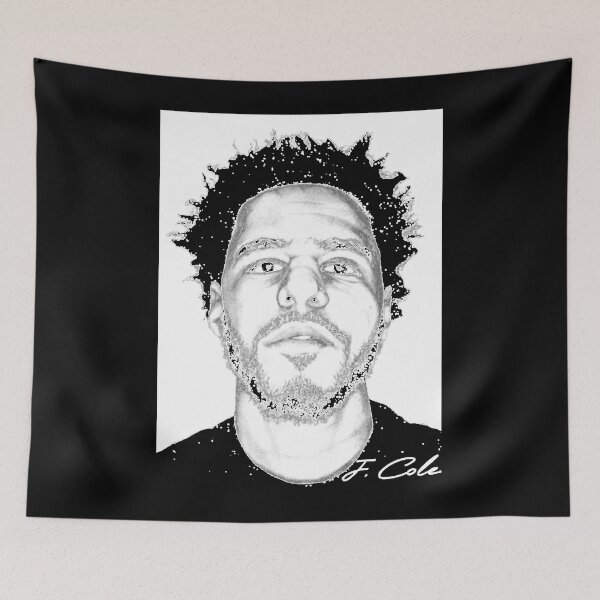Artikelvorschau, J Cole Art Portrait, J.Cole entworfen und verkauft von carlguevara.
