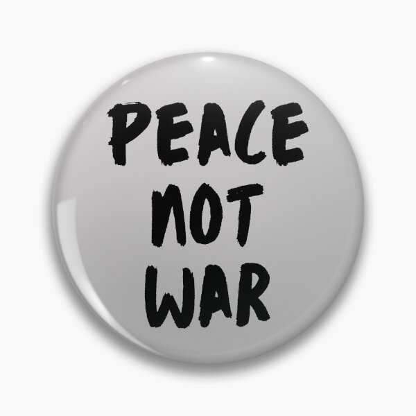 Item preview, Peace Not War. Text only design. Black text. Handwritten designed and sold by JellyBeenzz.