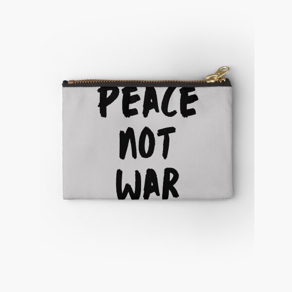 Item preview, Peace Not War. Text only design. Black text. Handwritten designed and sold by JellyBeenzz.