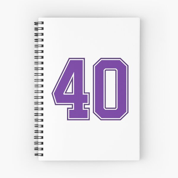 Item preview, Purple Number 40 lucky sports jersey forty designed and sold by HeavyStyle.