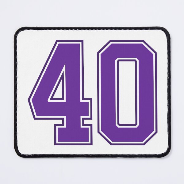 Item preview, Purple Number 40 lucky sports jersey forty designed and sold by HeavyStyle.