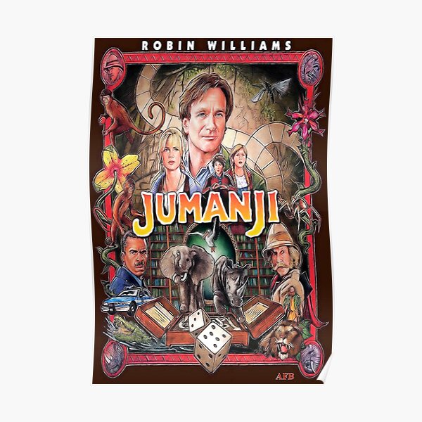 "Jumanji Movie (1995)" Poster for Sale by timothygrand Redbubble