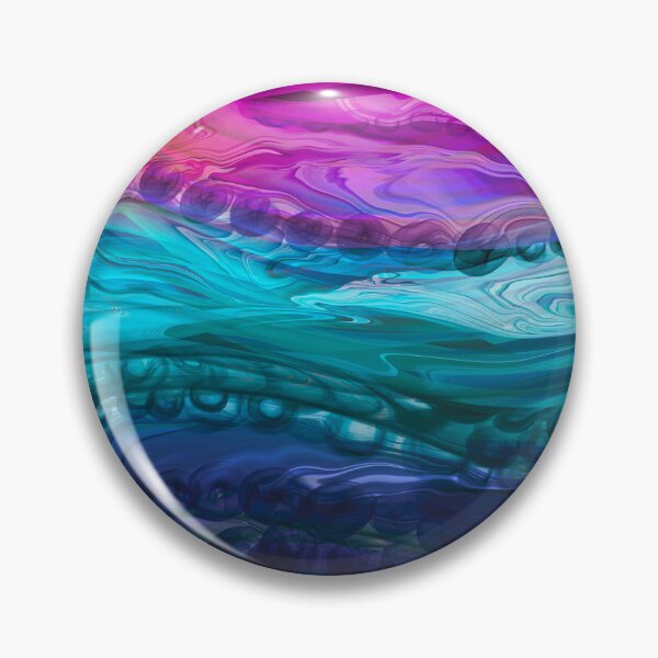 Item preview, Abstract liquid art alcohol ink ocean waves, liquid marble art design, abstract marble art, liquid art, purple turquoise watercolor  designed and sold by ZeinabTaha.