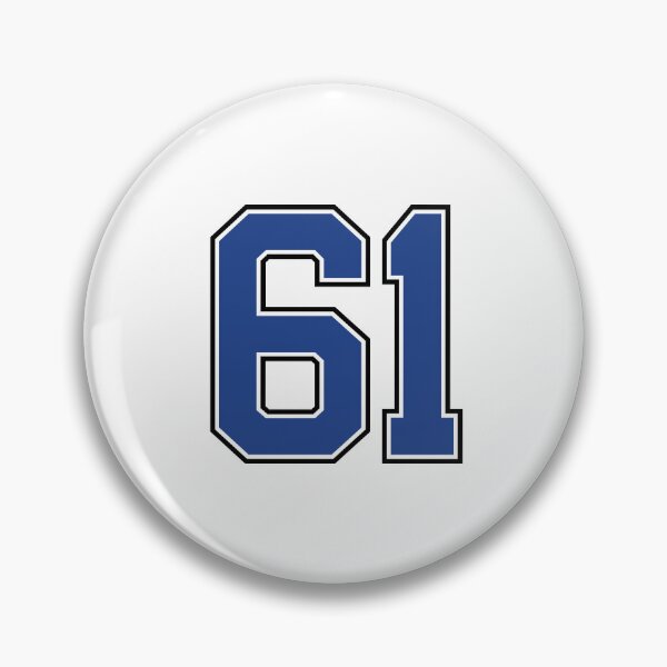 Item preview, Number 61 lucky sports jersey sixty one designed and sold by HeavyStyle.