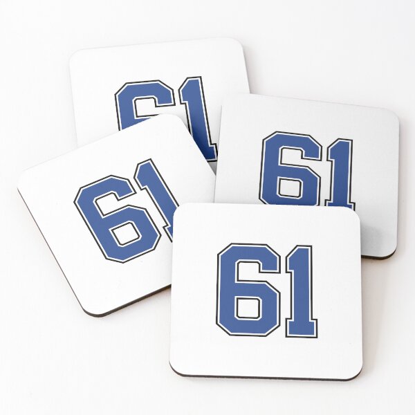 Item preview, Number 61 lucky sports jersey sixty one designed and sold by HeavyStyle.