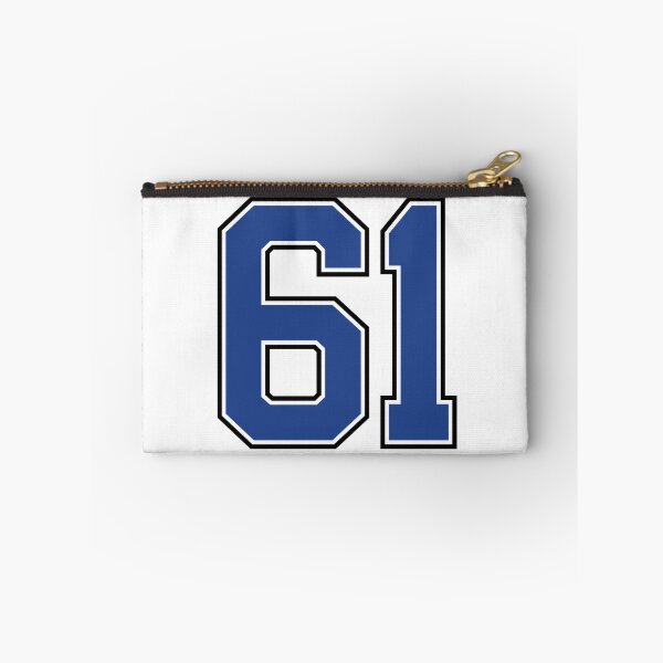 Item preview, Number 61 lucky sports jersey sixty one designed and sold by HeavyStyle.