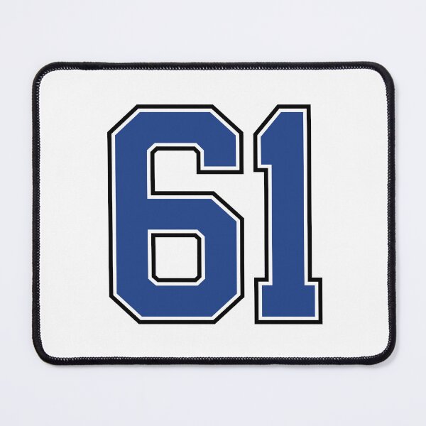 Item preview, Number 61 lucky sports jersey sixty one designed and sold by HeavyStyle.