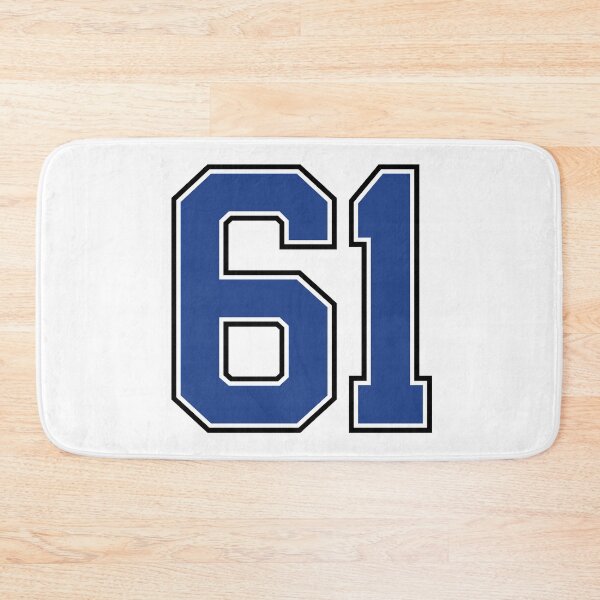Item preview, Number 61 lucky sports jersey sixty one designed and sold by HeavyStyle.