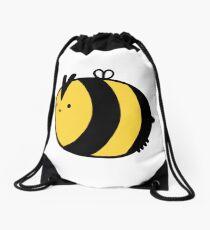 Happy Bee Drawstring Bag