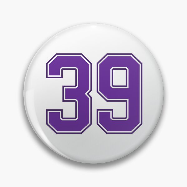 Item preview, Purple Number 39 lucky sports jersey thirty nine designed and sold by HeavyStyle.