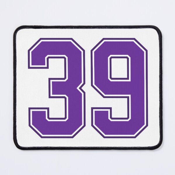Item preview, Purple Number 39 lucky sports jersey thirty nine designed and sold by HeavyStyle.
