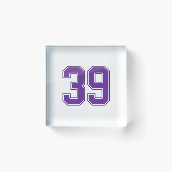 Item preview, Purple Number 39 lucky sports jersey thirty nine designed and sold by HeavyStyle.