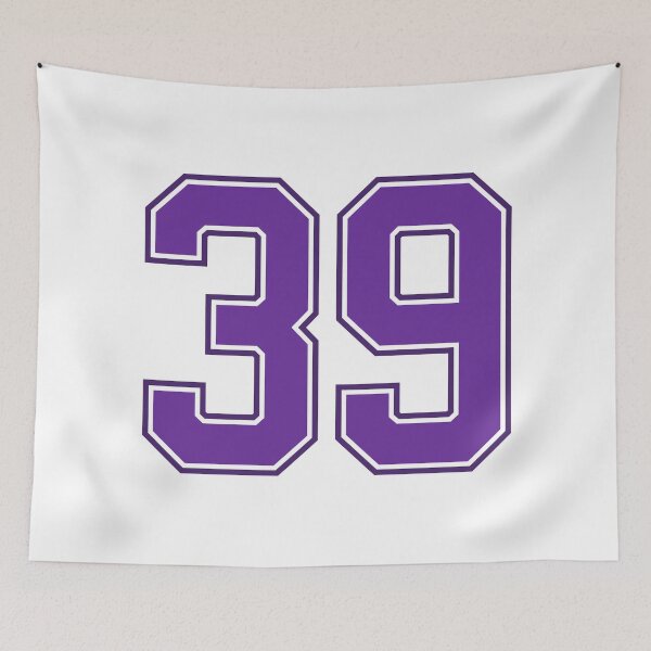 Item preview, Purple Number 39 lucky sports jersey thirty nine designed and sold by HeavyStyle.
