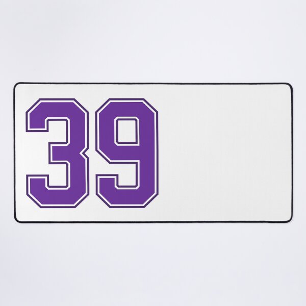Item preview, Purple Number 39 lucky sports jersey thirty nine designed and sold by HeavyStyle.