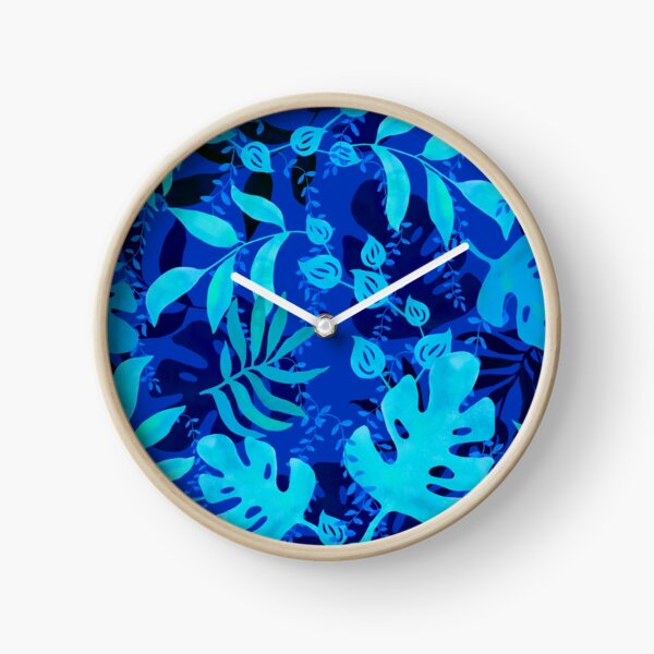 Vista previa del artículo con la obra «Jungla azul», diseñado y vendido por Maria  Singh.