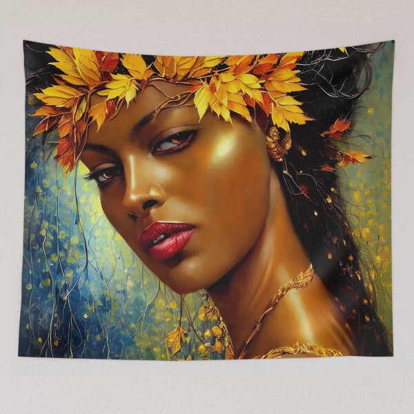 Item preview, Lady Golden Beauty designed and sold by Red Witch Art.