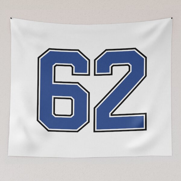 Item preview, Number 62 lucky sports jersey sixty two designed and sold by HeavyStyle.