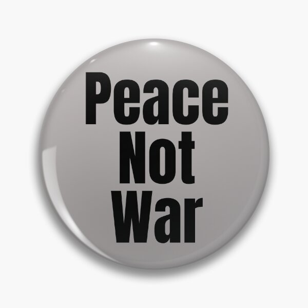Item preview, Peace Not War. Text only design. Black text. Lower case. designed and sold by JellyBeenzz.