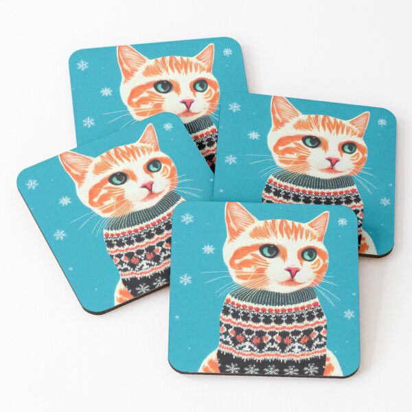 Item preview, Winter Ready Cat designed and sold by wonderlandshops.