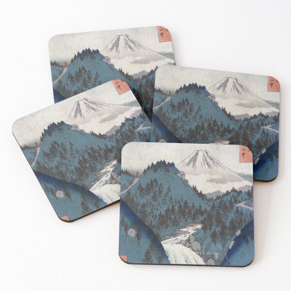 Item preview, View of Fuji san from the Mountains, 1858 by Utagawa Hiroshige designed and sold by VintageBob.