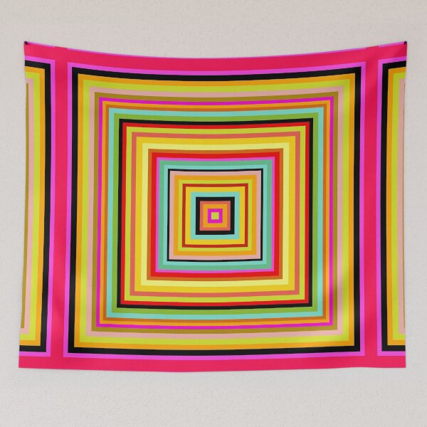 Item preview, Copy of Concentric squares (Pink) designed and sold by pencilpepper.