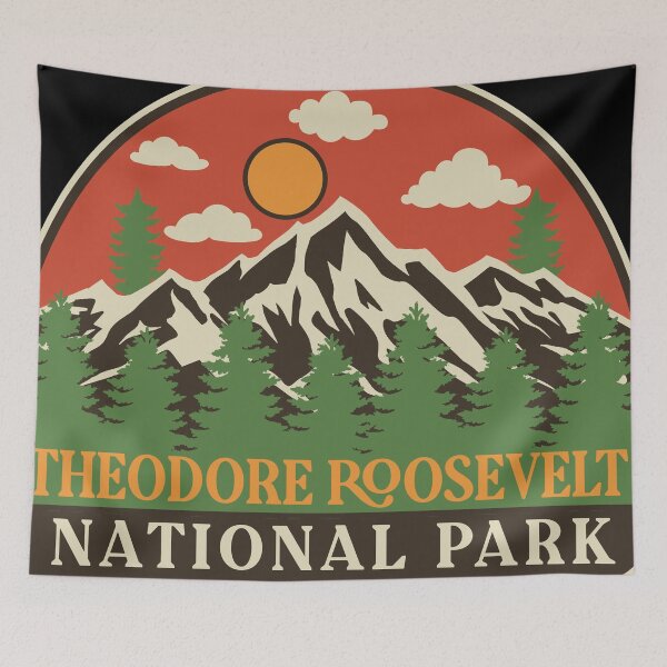 Item preview, Theodore Roosevelt National Park- Vintage designed and sold by Nature-mark.