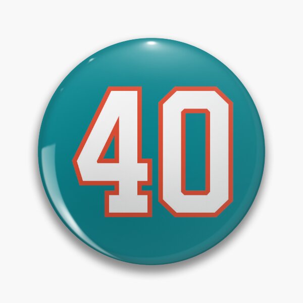 Item preview, Sports Number 40, white orange color lucky sport forty designed and sold by ArtIsParty.