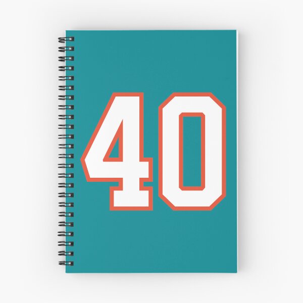 Item preview, Sports Number 40, white orange color lucky sport forty designed and sold by ArtIsParty.