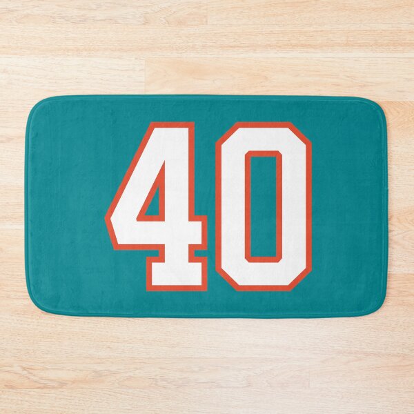 Item preview, Sports Number 40, white orange color lucky sport forty designed and sold by ArtIsParty.