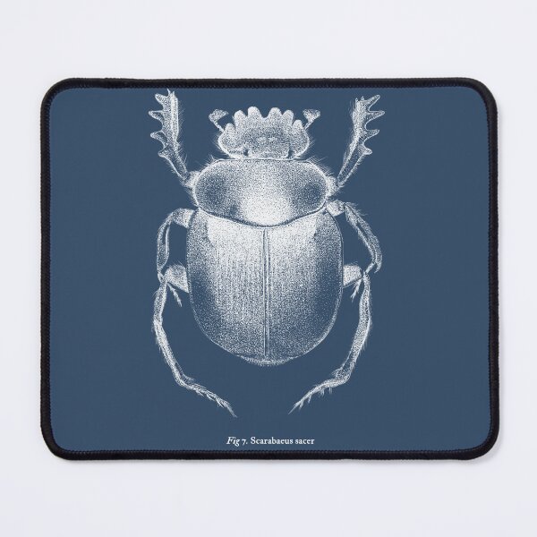 Item preview, Scarabaeus sacer - Giant Sacred Scarab Blue print designed and sold by 4personnen.
