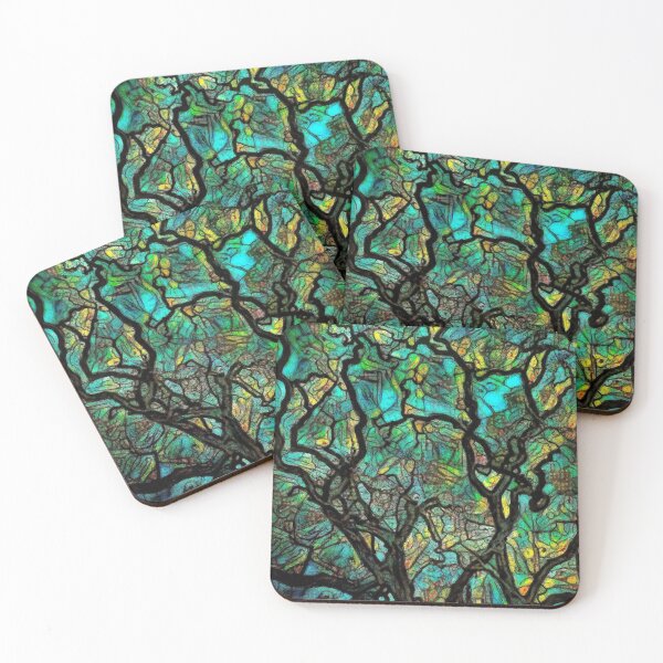Item preview, Forest Green Stained Glass  designed and sold by DeusExMachina1.