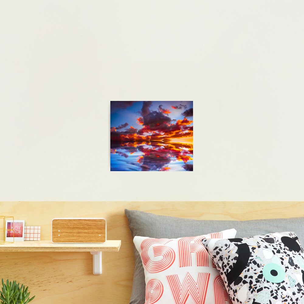 Abstract Sunset Photographic Print