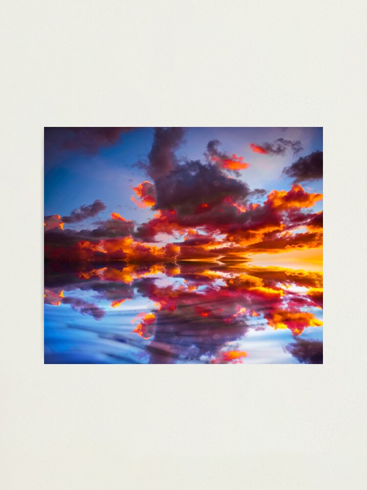 Alternate view of Abstract Sunset Photographic Print