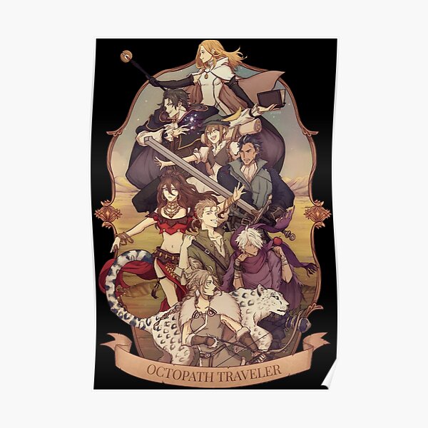 Octopath Traveler Posters for Sale | Redbubble