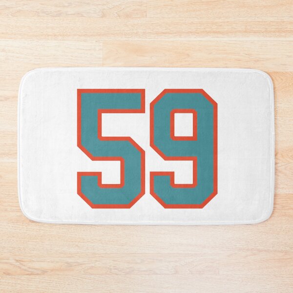 Item preview, 59 number, aqua orange lucky sports fifty nine designed and sold by ArtIsParty.