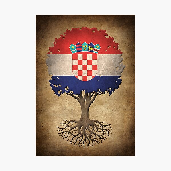 Item preview, Tree of Life with Croatian Flag designed and sold by JeffBartels.
