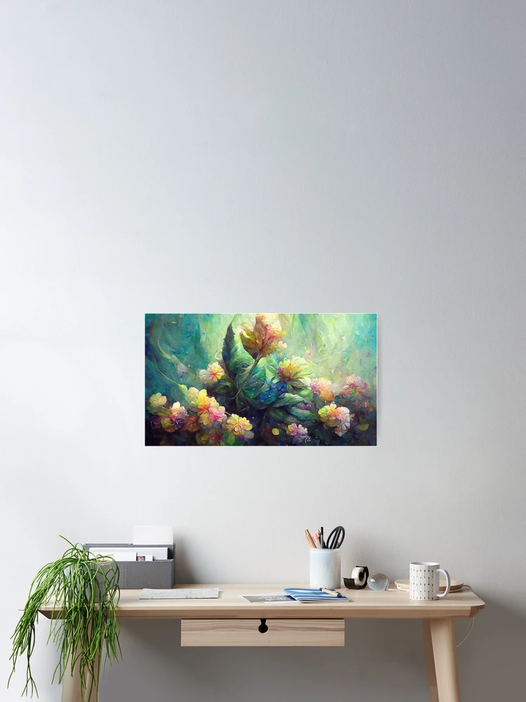Aperçu 2 sur 3. Poster avec l'œuvre Faerie Gardens créée et vendue par ThinkFun! Design.