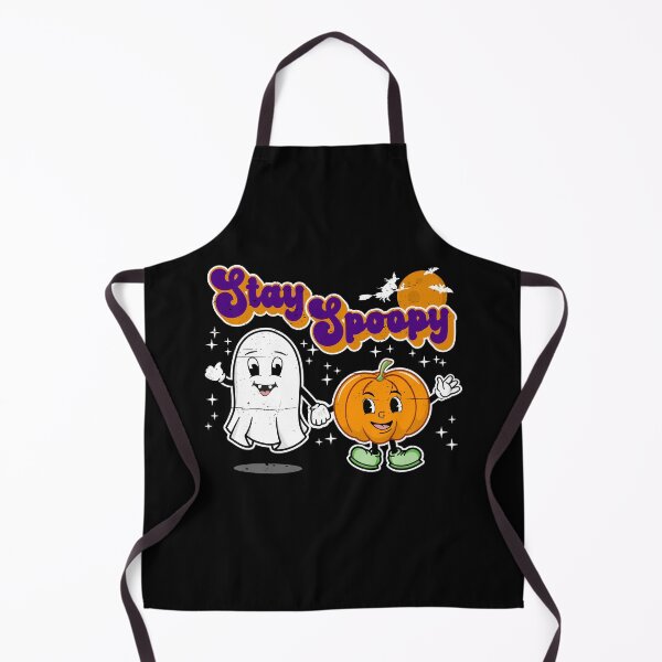 Item preview, Stay Spoopy: Cute Halloween Ghost & Pumpkin designed and sold by Happy Puppy Print On Demand.