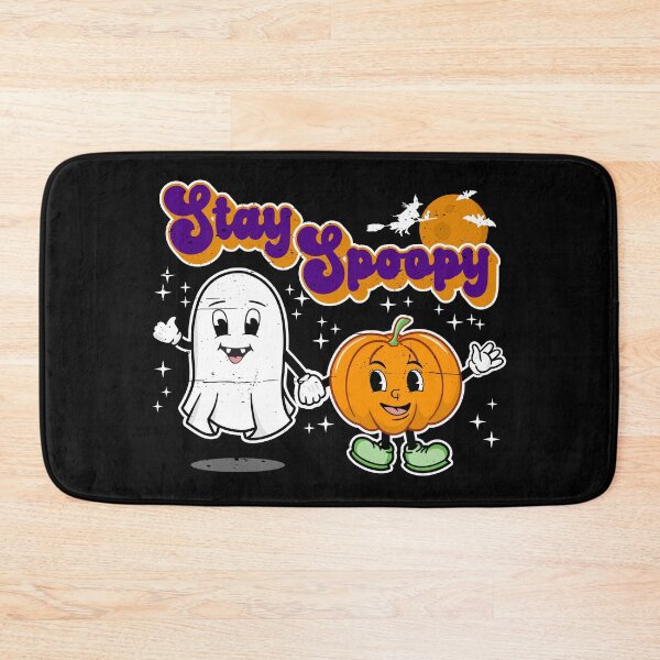 Item preview, Stay Spoopy: Cute Halloween Ghost & Pumpkin designed and sold by Happy Puppy Print On Demand.